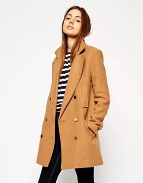 ASOS Pea Coat In Double Breast | ASOS UK