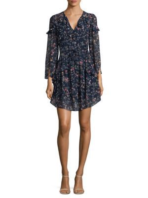 Floral Ruffle Dress | Saks Fifth Avenue