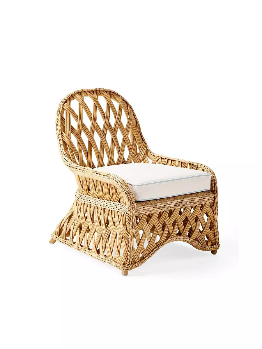 Round Hill Rattan Chair | Serena and Lily