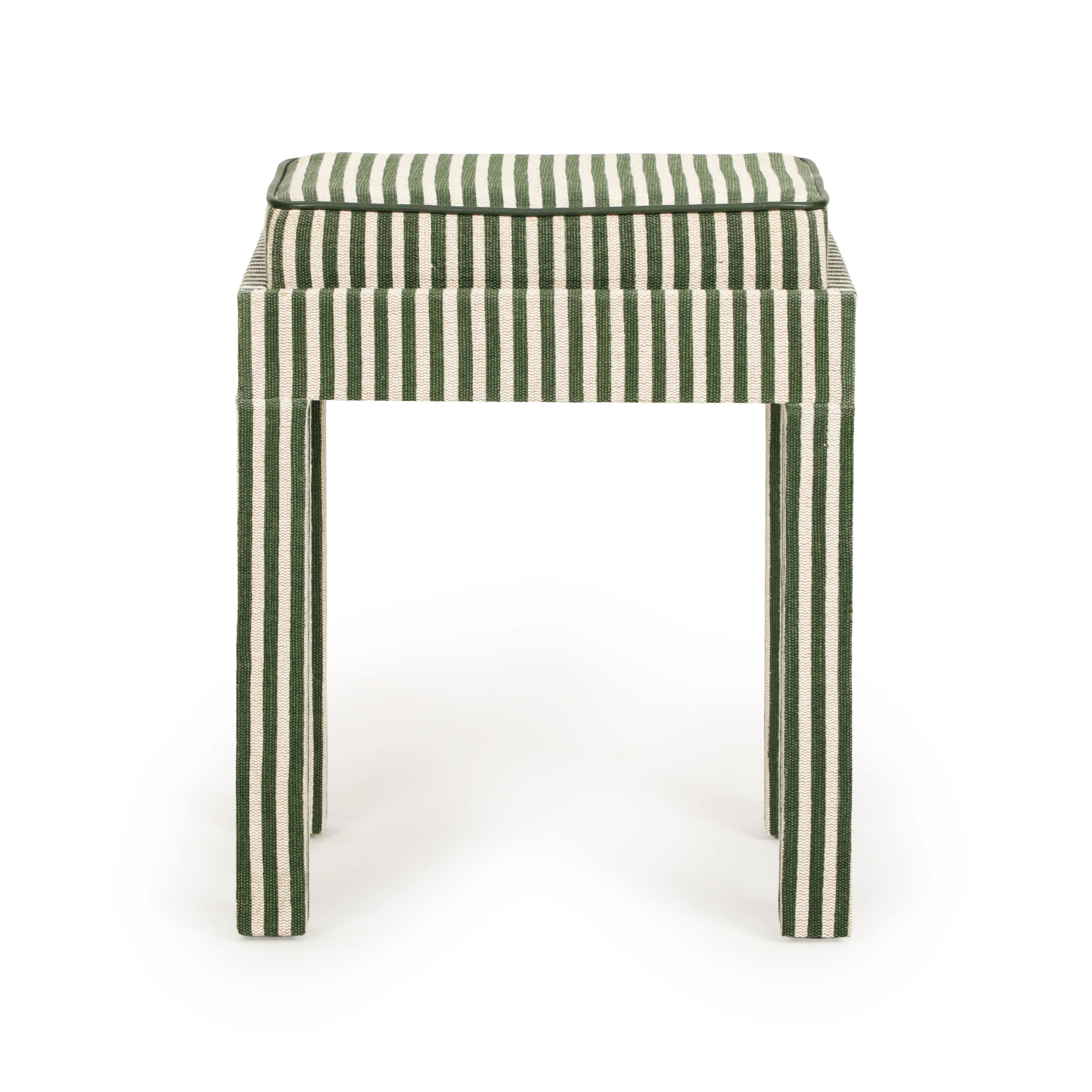 Kora Cotton Jute Designer Stool | TOV Furniture
