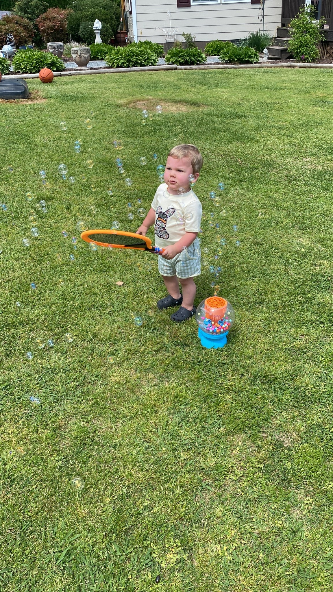 These fubbles from @walmart were a hit for the toddlers! Continuous fun especially when they don’t know how to blow their own bubbles yet! And of course not make a mess 

#LTKmomlife #LTKKids #LTKBaby