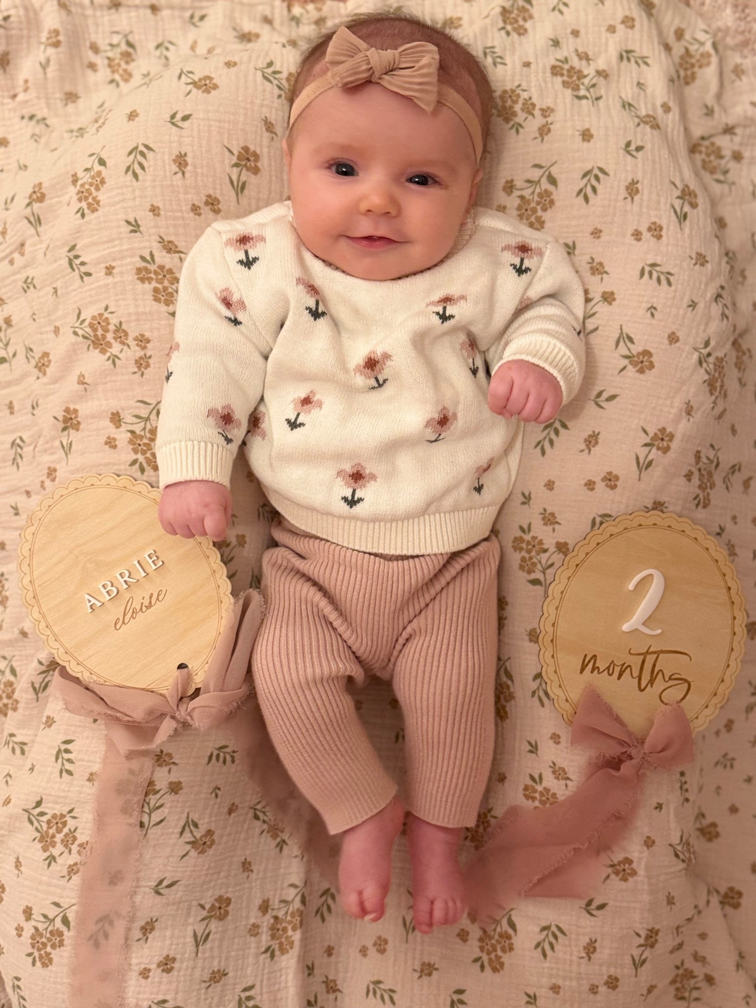 She is officially 2 months🥺😭

#LTKKids #LTKmomlife #LTKootd