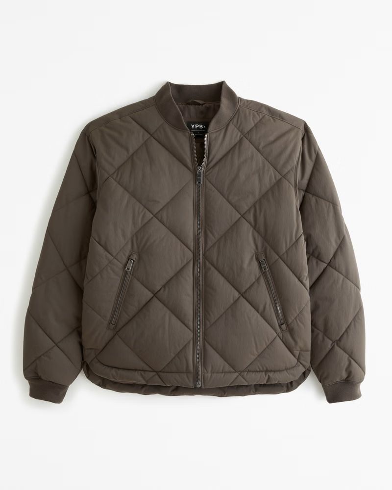 YPB Quilted Bomber Jacket | Abercrombie & Fitch (US)