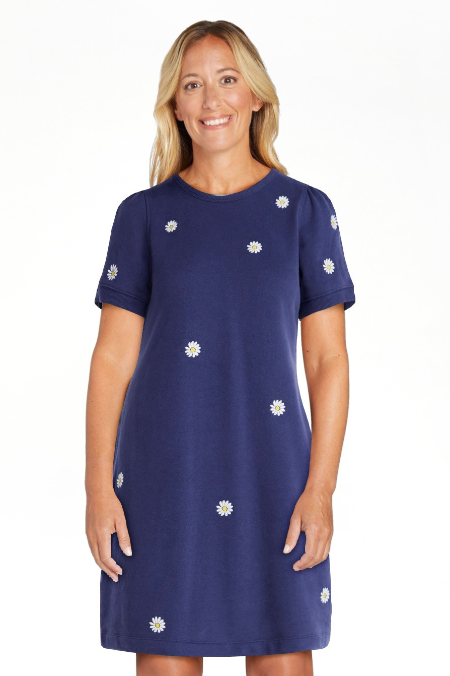 Free Assembly Women’s and Women's Plus Embroidered Mini Dress with Puff Sleeves, Sizes XS-4X | Walmart (US)