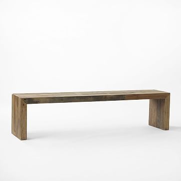 Emmerson Dining Bench, 73"", Reclaimed Pine | West Elm (US)
