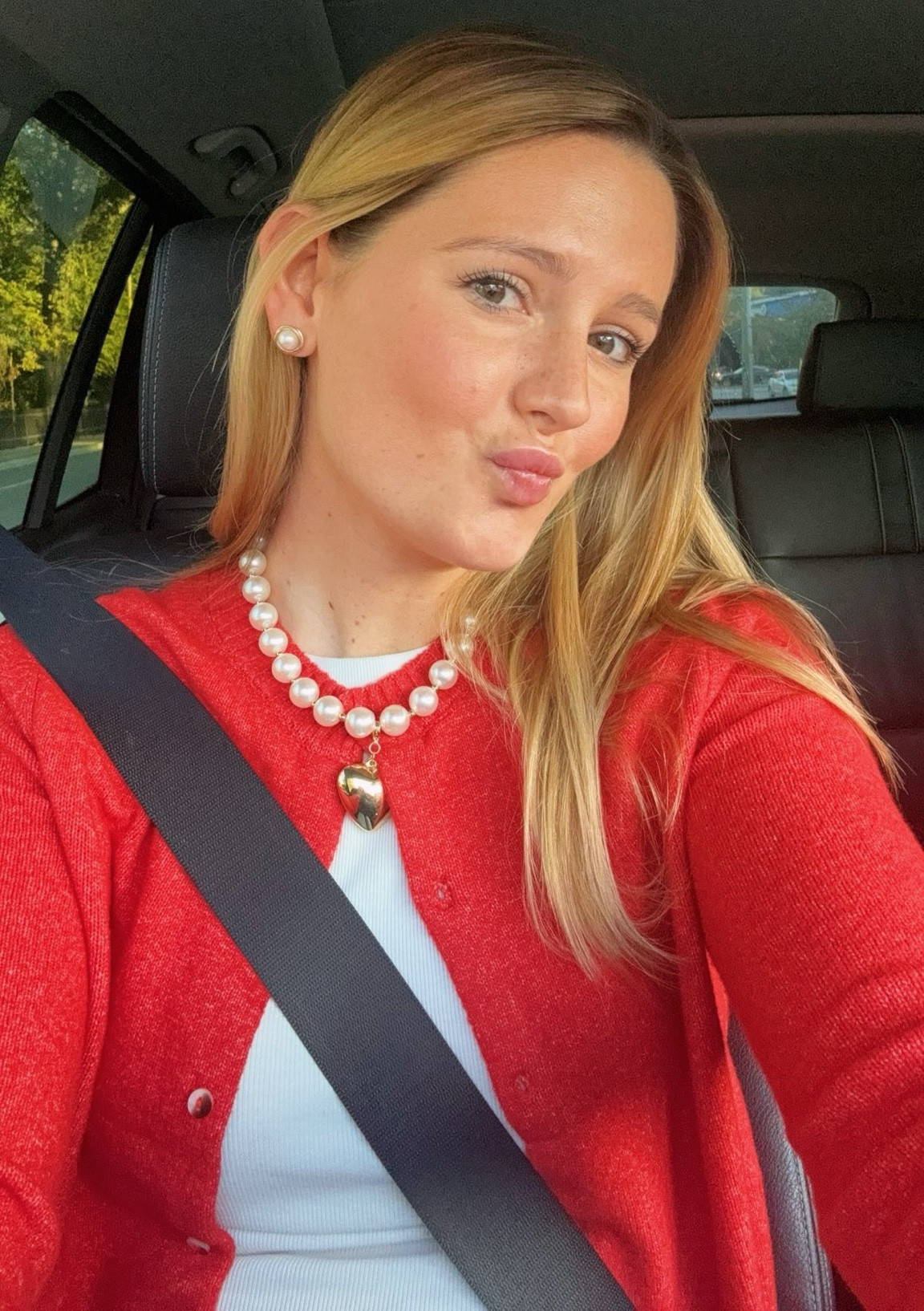 First day of fall outfit 🍂 Loving this cozy red cardigan paired with my new go-to Amazon necklace! It’s a perfect look for layering and adding a pop of color to your fall wardrobe!
.
.
 red cardigan, Amazon necklace, fall outfit, cozy fall fashion, autumn wardrobe, layered fall look, first day of fall style, fall outfit ideas, transitional fall fashion, and fall layering pieces.

#LTKFindsUnder50 #LTKStyleTip #LTKFindsUnder100