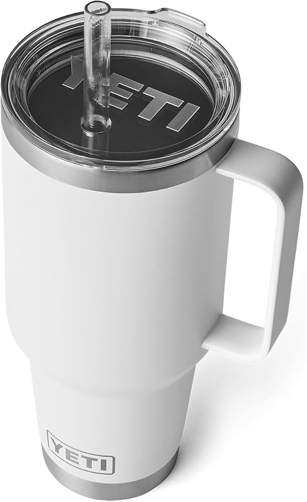YETI Rambler 42 oz Tumbler with Handle and Straw Lid, Travel Mug Water Tumbler, Vacuum Insulated ... | Amazon (US)
