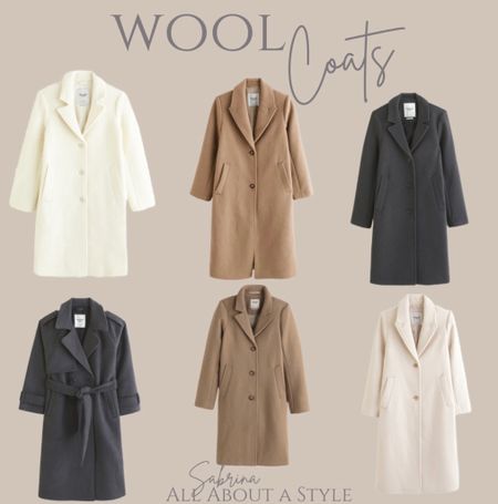 Wool Coats. #winter #winterstyle #elevatedstyle #womens #style #fashion #streetstyle #streetwear #streetfashion #abercrombie

#LTKSeasonal #LTKworkwear #LTKstyletip