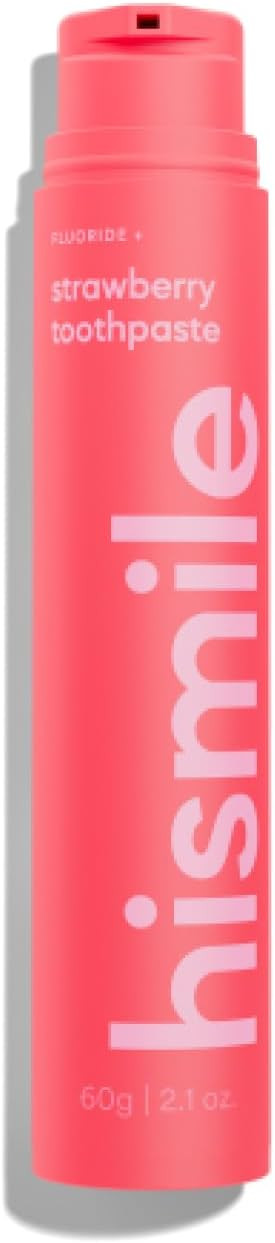 Hismile Strawberry Flavoured Fluoride Toothpaste | Amazon (US)