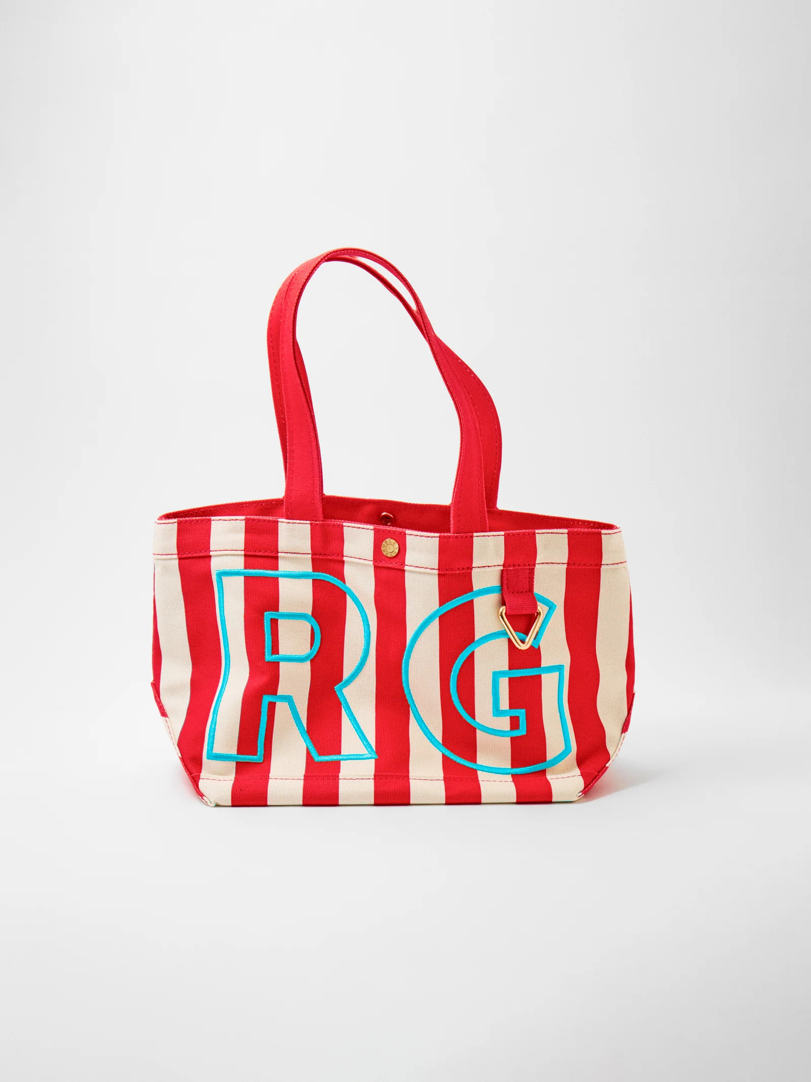 Striped Custom Alpha Tote - Custom Riviera | BaubleBar