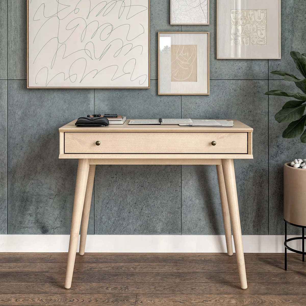 Ashlie Solid Wood Writing Desk | Wayfair North America