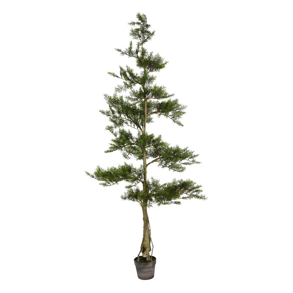 Artificial Potted Cedar Tree | Wayfair North America