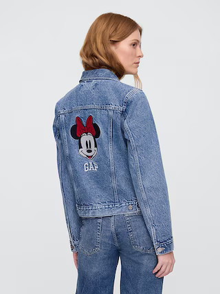 Gap × Disney Minnie Mouse Icon Denim Jacket | Gap Factory