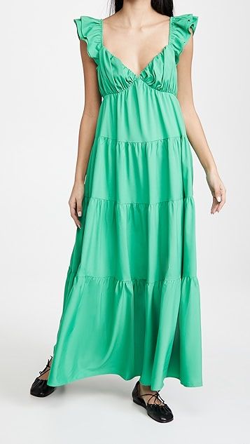 Ruffle Sleeve Maxi Dress | Shopbop