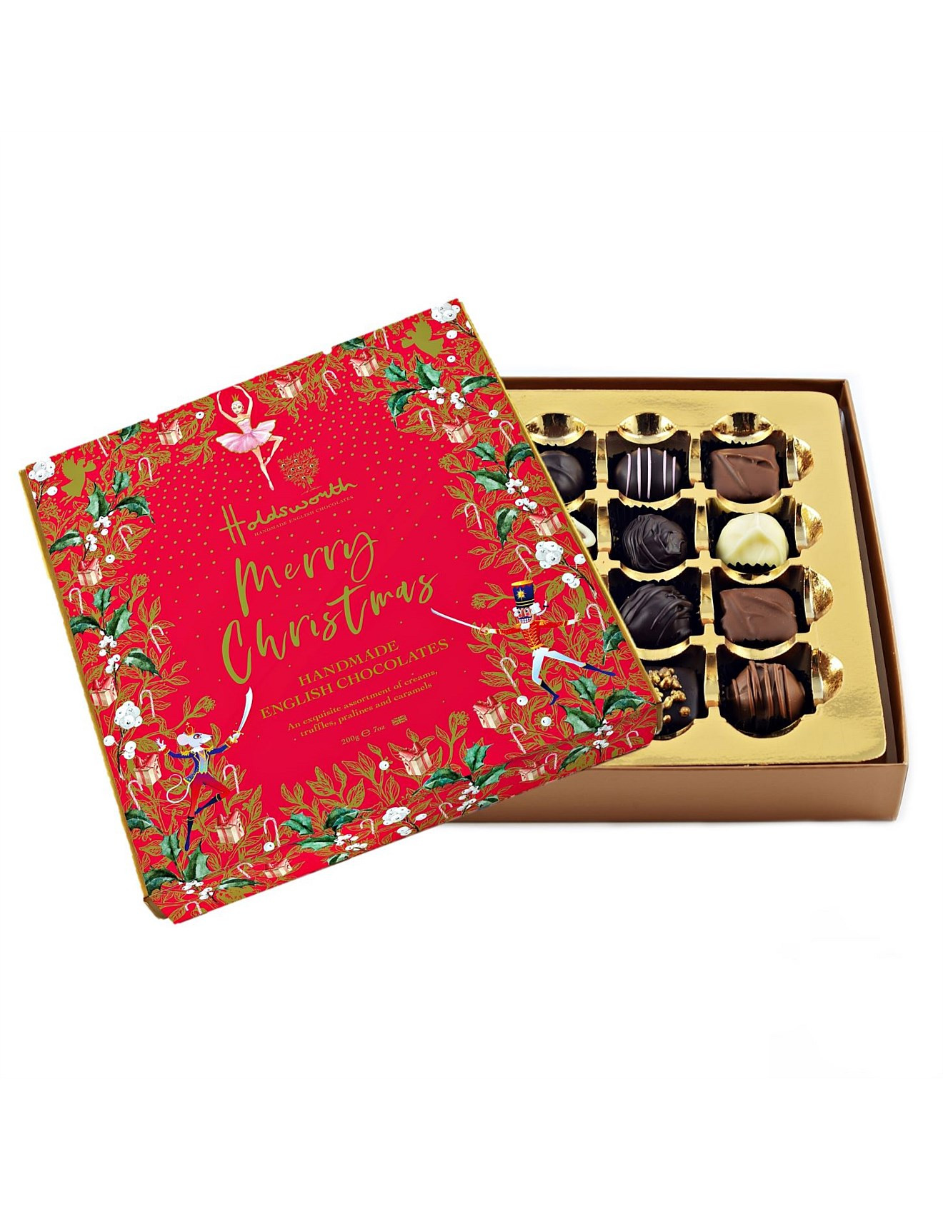 MERRY CHRISTMAS CHOCOLATE SELECTION BOX 200G | David Jones (Australia & New Zealand)