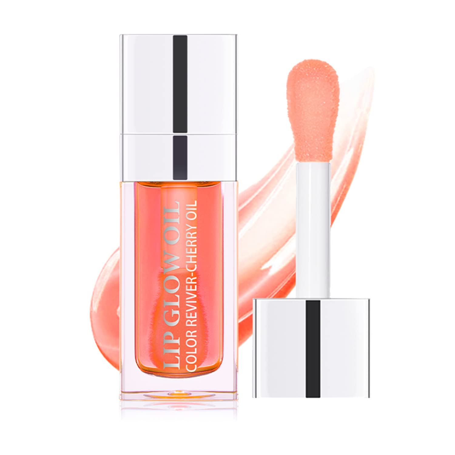 Sea-Maid Lip Oil, Hydrating Lip Gloss Tinted Lip Balm Transparent Lip Care, Big Brush Head Glitter Shine, Long Lasting Nourishing Non-sticky Fresh Texture | Amazon (US)