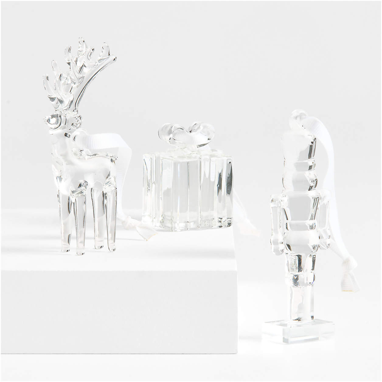 Glass Nutcracker Christmas Tree Ornament + Reviews | Crate & Barrel | Crate & Barrel