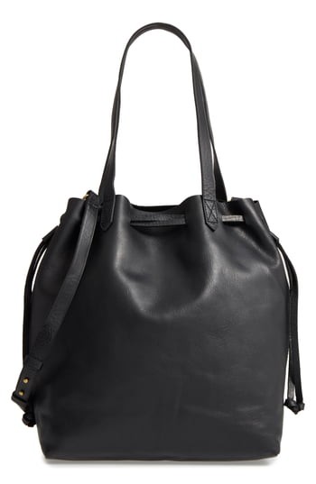 Madewell Medium Drawstring Transport Leather Tote - | Nordstrom