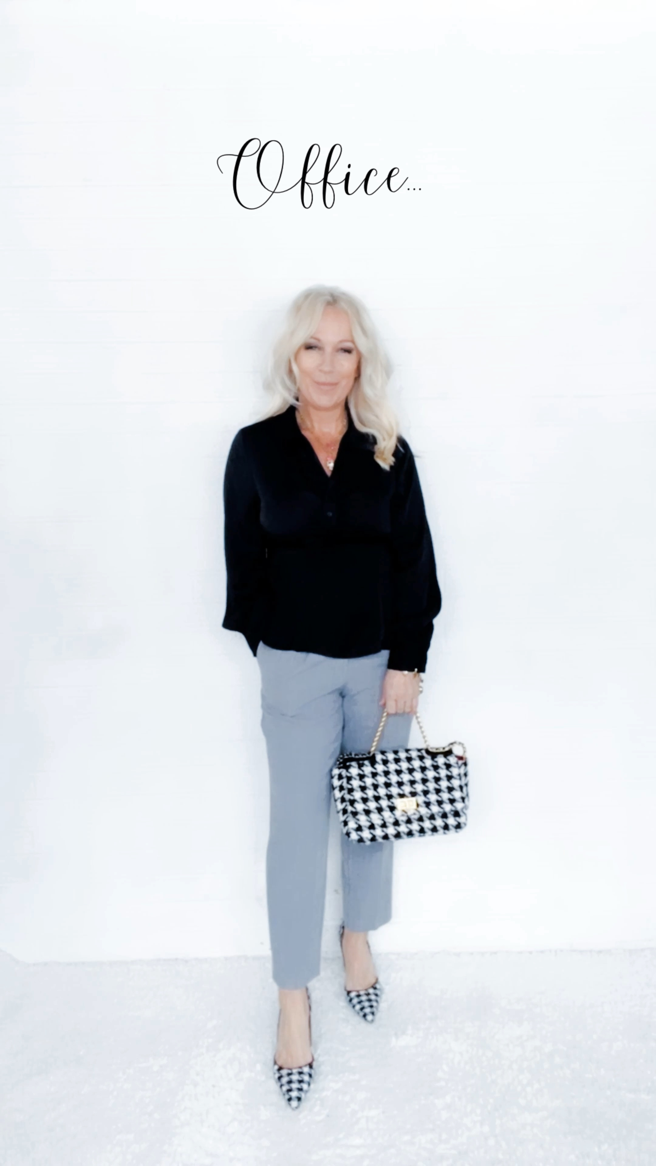 Office - Evening - Other outfits from 1 black satin blouse. 

Workwear / work outfit / business casual / office outfit / professional

#LTKworkwear #LTKSeasonal #LTKFind