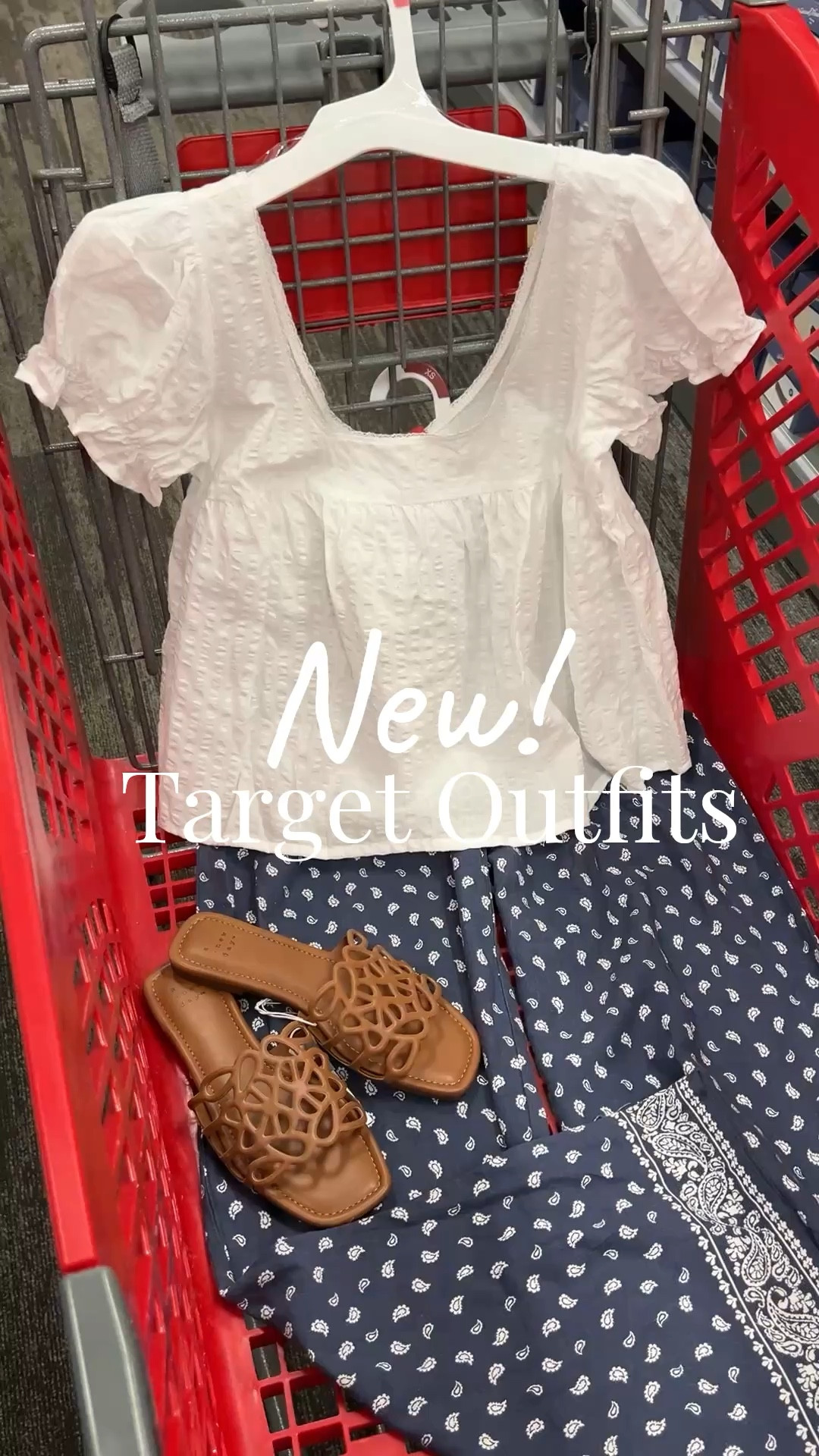 Target spring outfit inspo! Save for later! So many great tops, shorts, dresses and shoes to carry you into spring and summer. #targetstyle