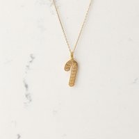 Candy Cane Shaped Minimal Silver Necklace Sweet Elegance, Candy Cane Necklace, Christmas Candy, Gift For Her | Etsy (US)