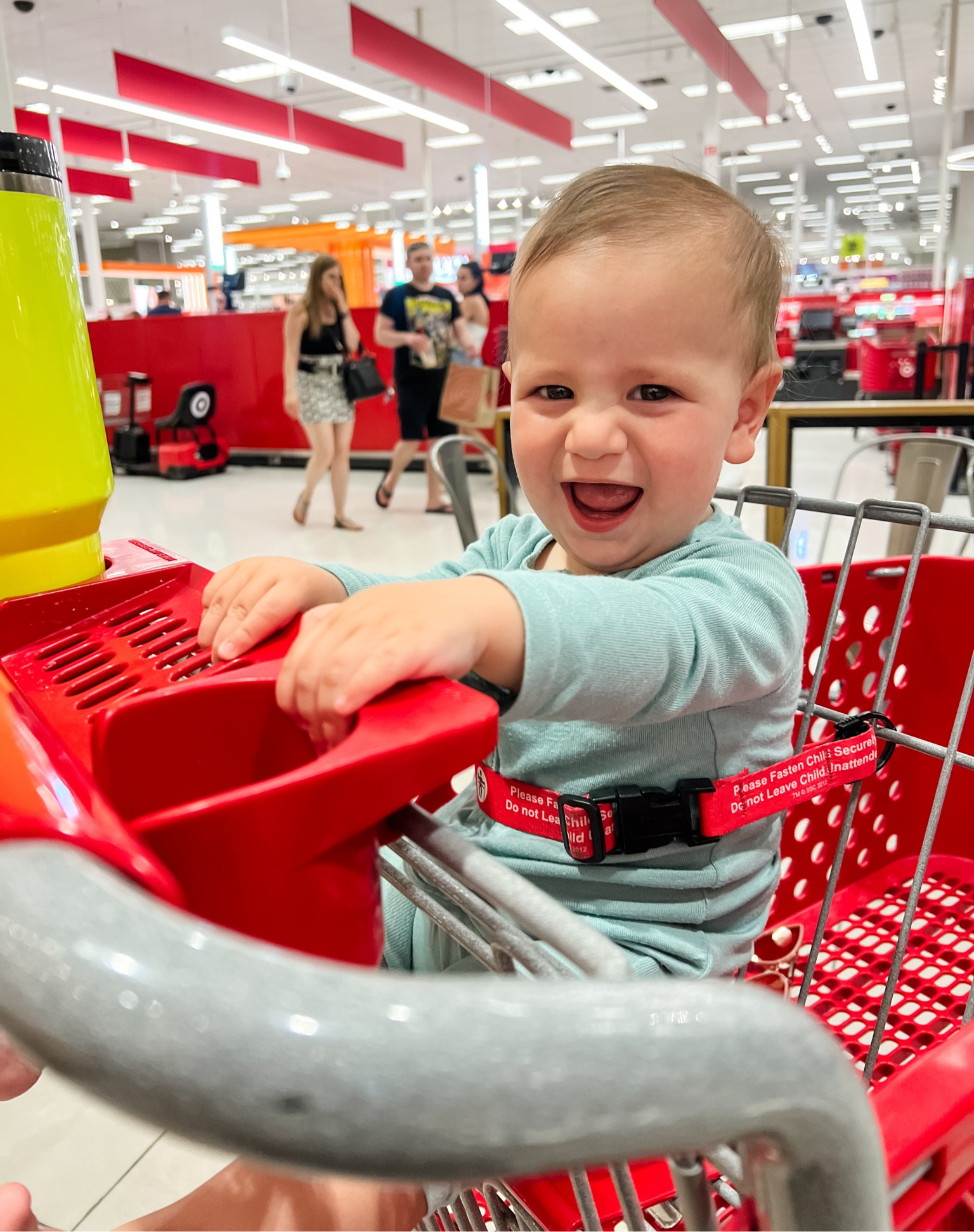 This baby loves a target trip! Rocking our favorite target Jammie’s, Stanley in cup holder, and holding on for the fun adventure! 

#LTKBaby #LTKSeasonal #LTKKids