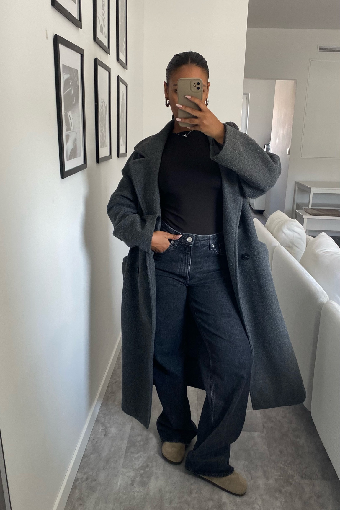 fall essential ⭐️ oversized grey coat 