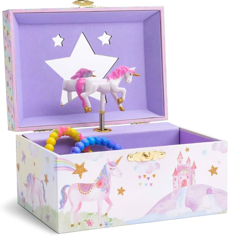 Jewelkeeper Jewelry Box for Girls, Party Unicorn Musical Jewelry Boxes, The Beautiful Dreamer Tun... | Amazon (US)