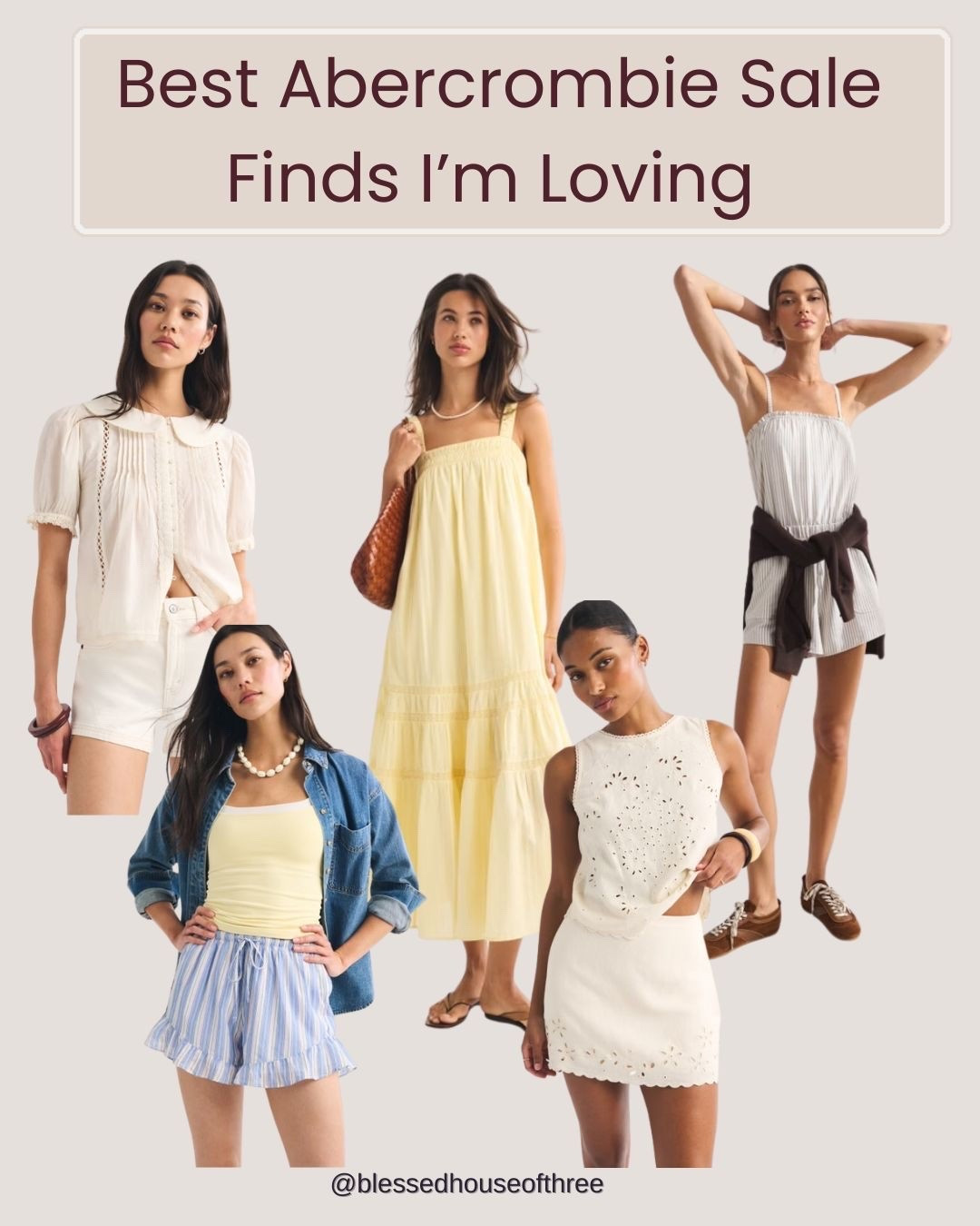 Abercrombie x LTK sale happening right now and these are the pieces catching my eye right now. From easy summer dresses and matching sets to eyelet details, striped rompers, denim layers, and everyday outfit staples, these are the styles I would grab before sizes start selling out. Perfect for summer vacations, beach vacations, date night outfits, casual weekends, brunch outfits, beach trips, and effortless everyday style. Follow me on LTK for daily fashion, home decor & Amazon finds. #abercrombiestyle #summeroutfits #vacationoutfits #casualstyle #fashionfinds

#LTKTravel #LTKSaleAlert #LTKxAbercrombie
