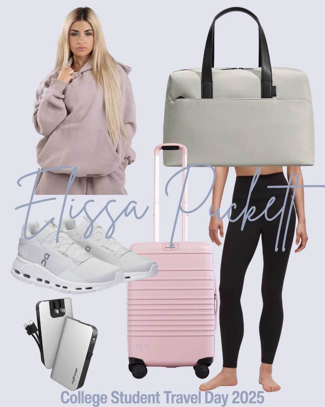 College Travel Day outfit Comfy & Chic!! Oversized hoodie, leggings and sneakers! Perfect for airport style, student travel vibes, and casual campus looks! @beistravel @lululemon 

#LTKActive #LTKootd #LTKTravel