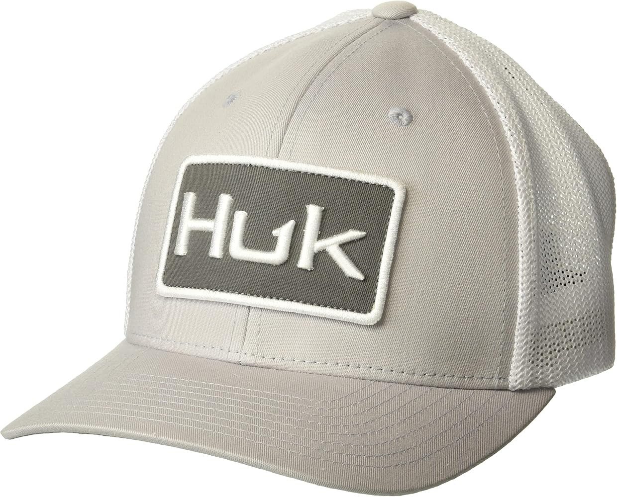 HUK Logo Stretchback Trucker, Anti-Glare Fishing Hat for Men | Amazon (US)