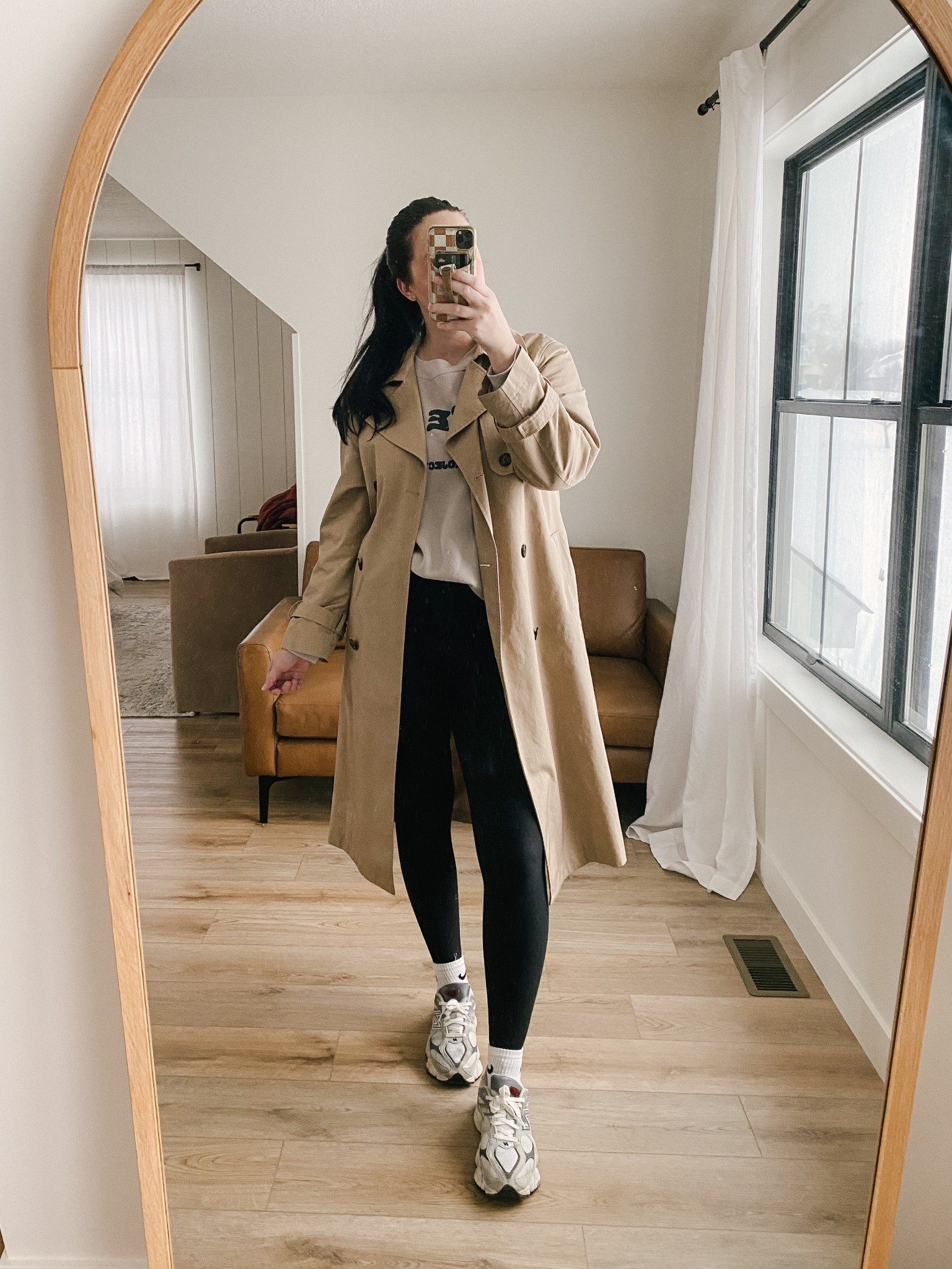 Ootd for school drop off! Cozy mom style. 

Mom fashion, trench coat, new balance

#LTKmomlife #LTKFindsUnder50 #LTKFindsUnder100