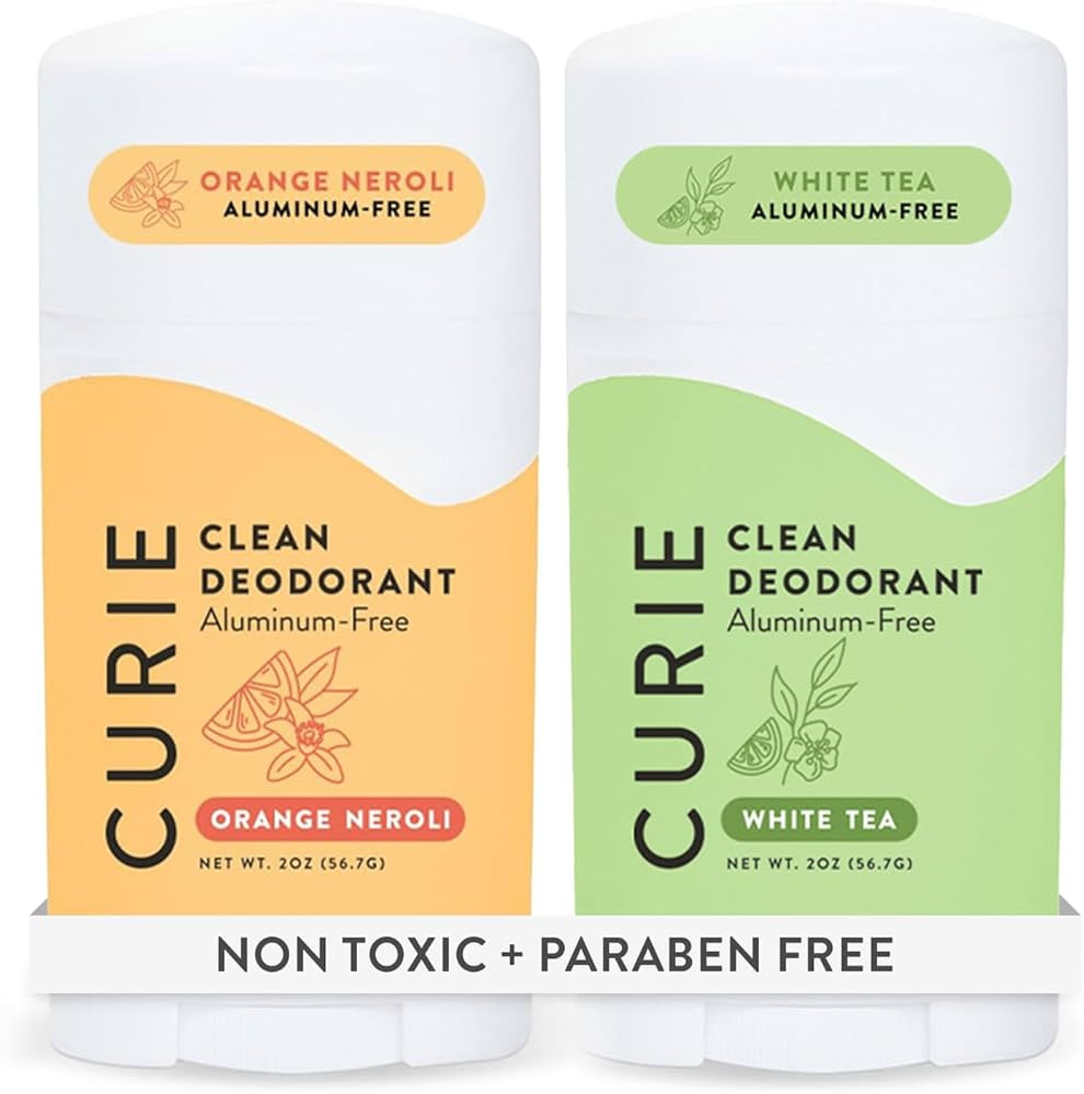 Curie Natural Deodorant for Women - Orange Neroli + White Tea - Aluminum Free, Clean, Sustainable... | Amazon (US)