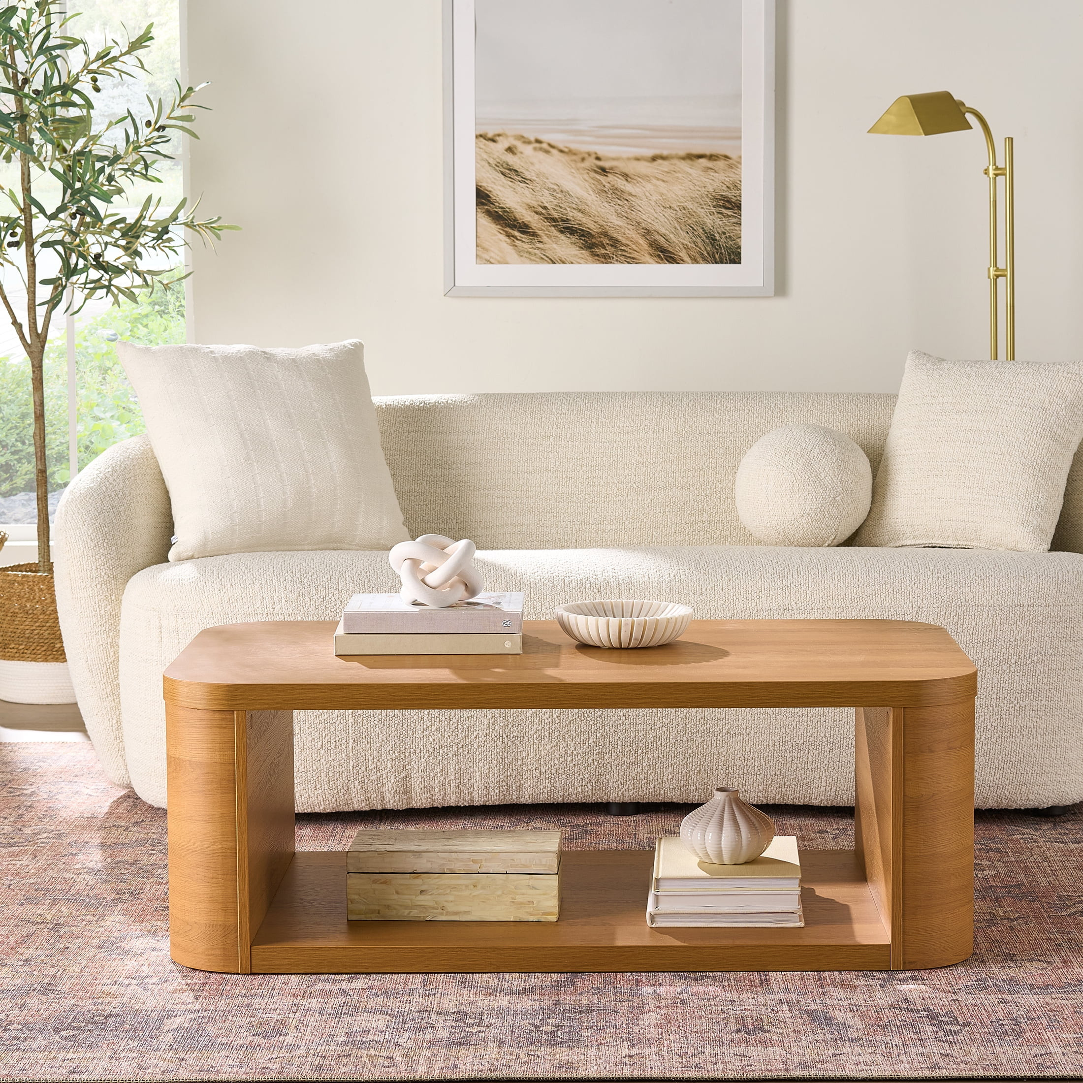 Better Homes & Gardens Juliet Coffee Table, Light Honey Finish | Walmart (US)