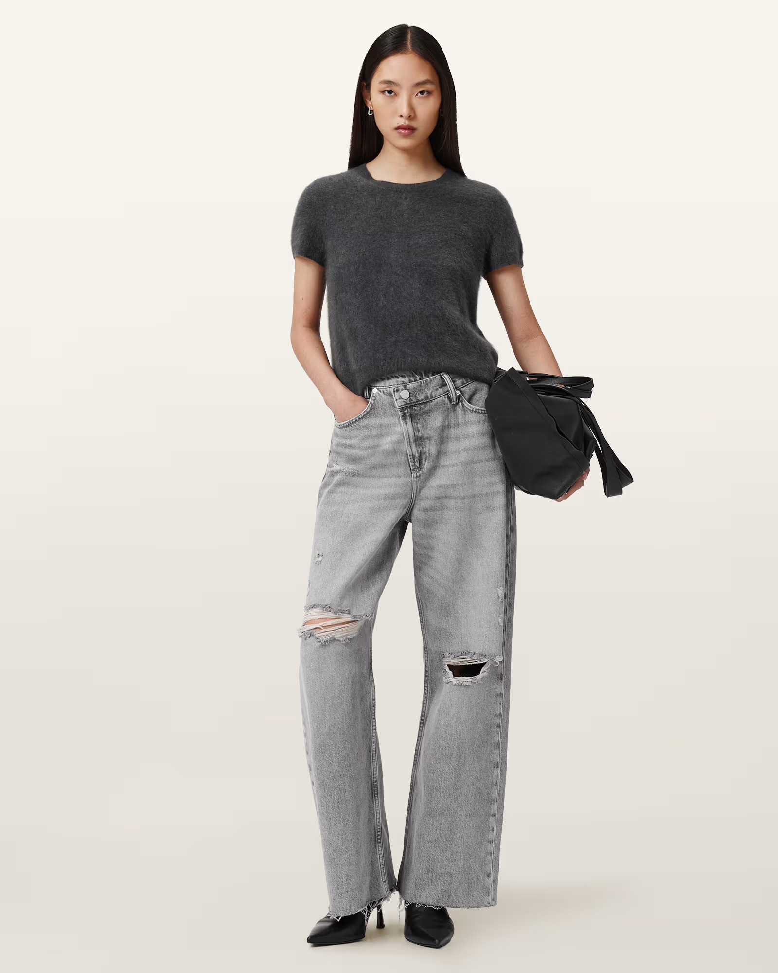 AllSaints Aki Crossover Jeans | AllSaints US