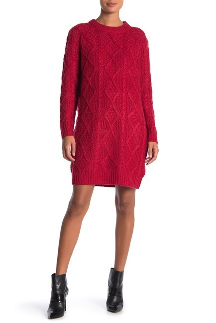 Solutions | Cable Knit Sweater Dress | Nordstrom Rack | Nordstrom Rack