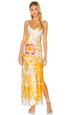 DANNIJO Bullseye Dyed Slip Dress in Orange from Revolve.com | Revolve Clothing (Global)