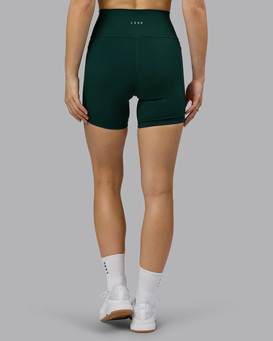 Fusion Ultra High-Rise 6" Short Pockets - Dark Moss | LSKD | LSKD