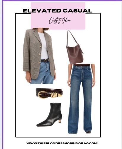 Your new everyday outfit formulas 🤍
I rounded up 3 Shopbop looks you can mix + match for errands, casual days, and elevated everyday style. Tap to shop each piece and save your favorites to your collections ✨

Blazer + denim + booties 


#LTKootd #LTKSaleAlert #LTKOver40