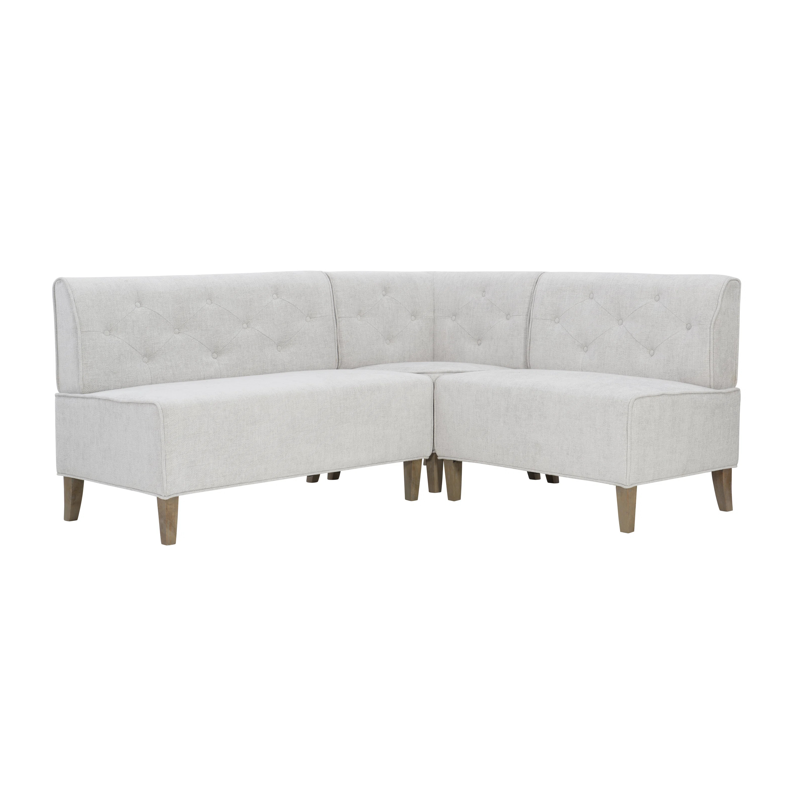 Alejoa Tufted Back Upholstered Corner Bench | Wayfair North America