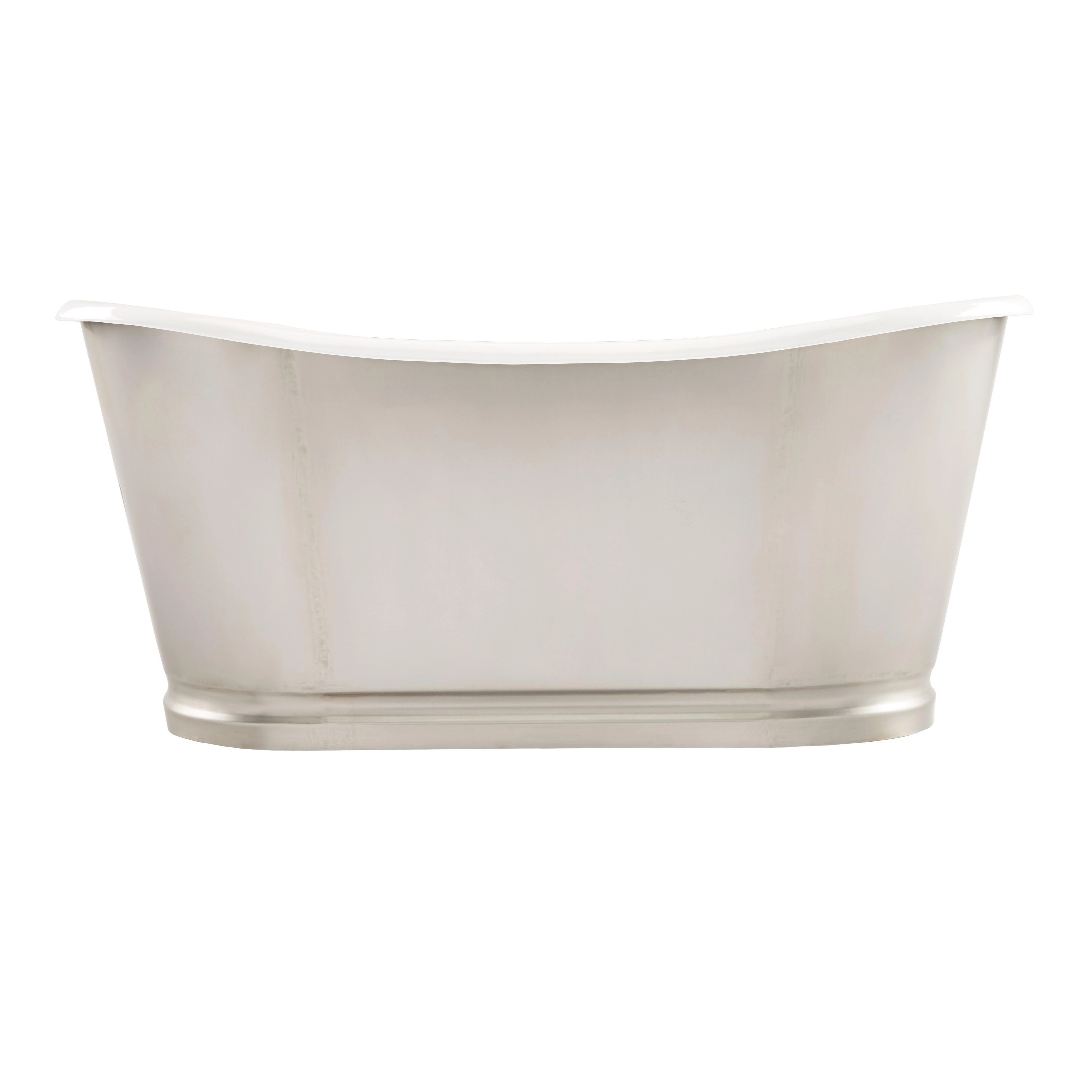 Dorset Bateau 66" Cast Iron Soaking Freestanding Tub with Pre-Drilled Overflow Hole 357140 | Wayfair North America