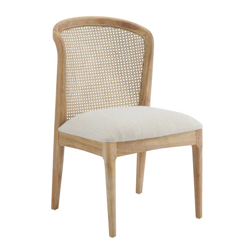 Cayli Wood & Rattan Dining Chairs (Set of 2) | Wayfair North America