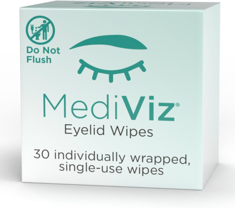 Eyelid Cleanser Wipes 30 Count | Gentle, Exfoliating, Hypoallergenic Eyelid Wipes | For Itchy Eye... | Amazon (US)