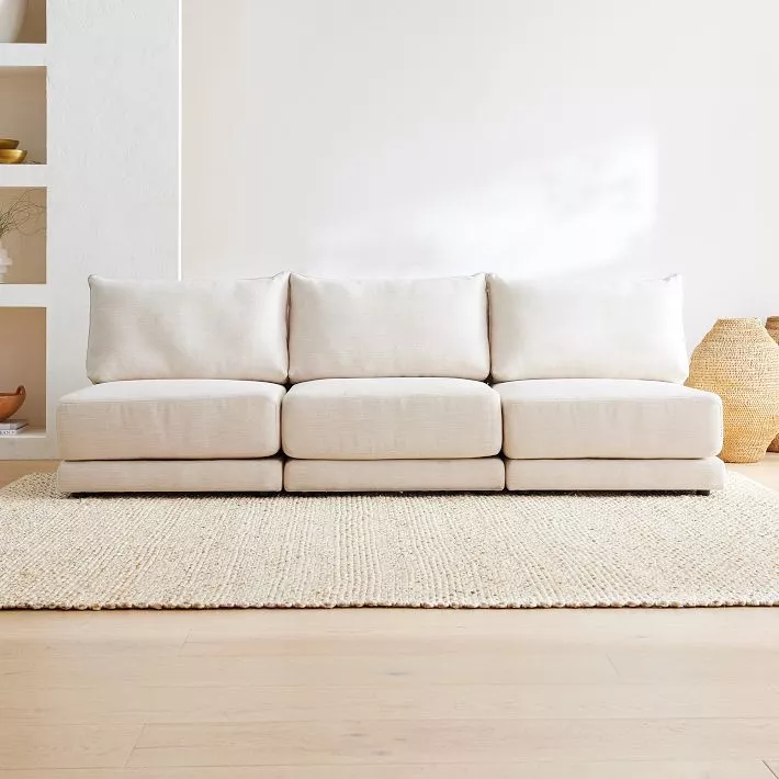 West elm deals armless sofa