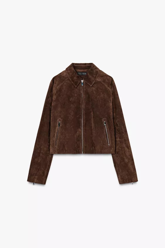 100% LEATHER JACKET | Zara US