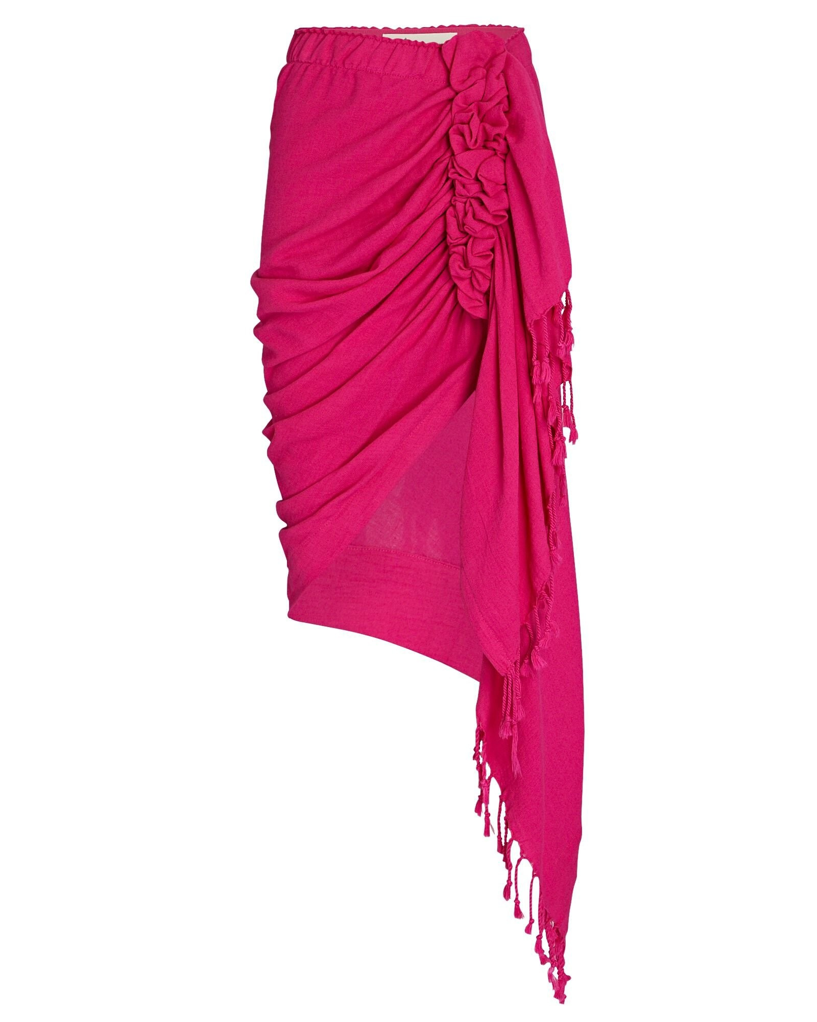 Tulum Ruched High-Low Skirt | INTERMIX