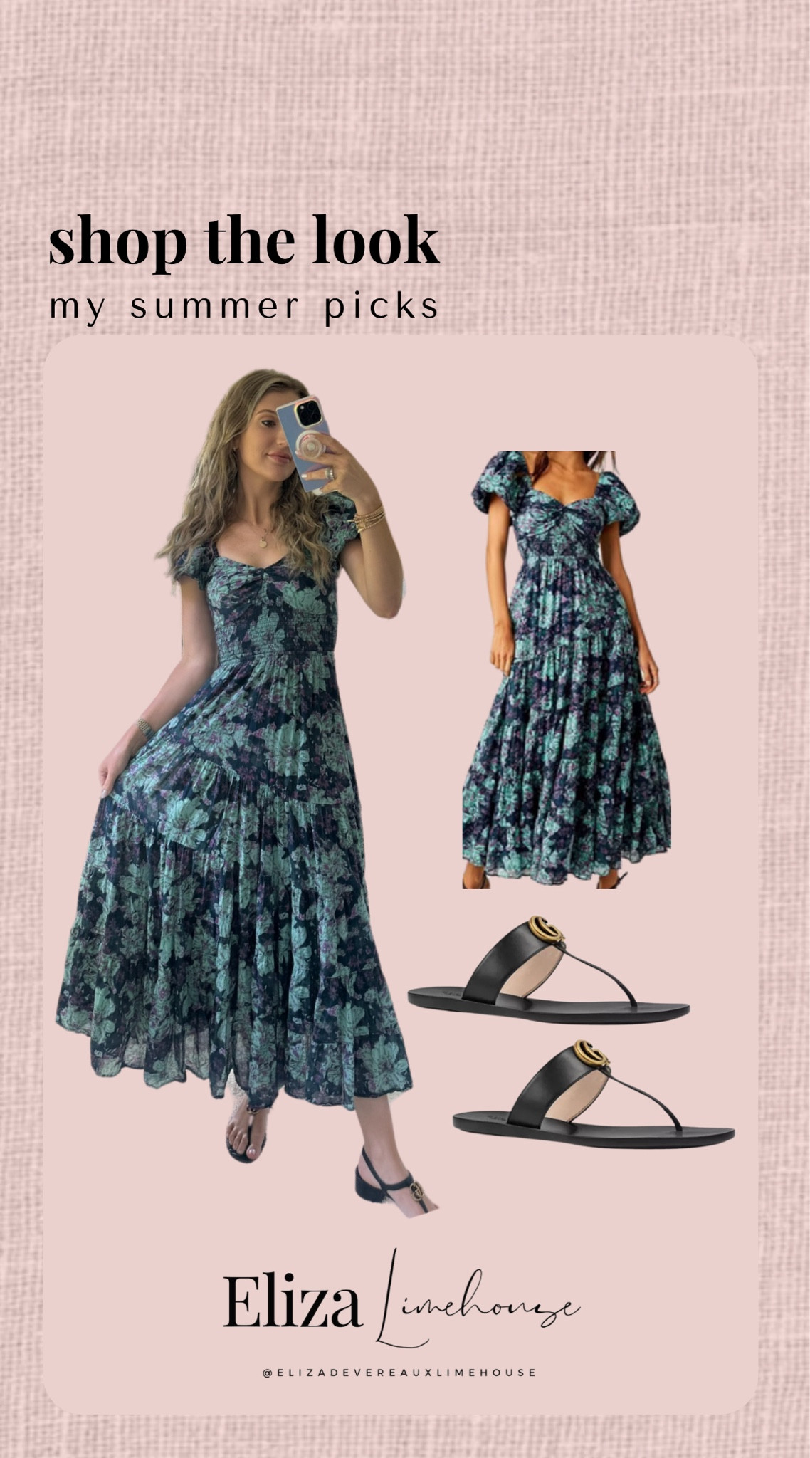 Shop the look- my summer picks! 





Gucci shoes, free people dress, summer outfits, summer looks, sandals, summer sandals, maxi dress, shortsleeved dress

#LTKShoeCrush #LTKStyleTip #LTKSummerSales