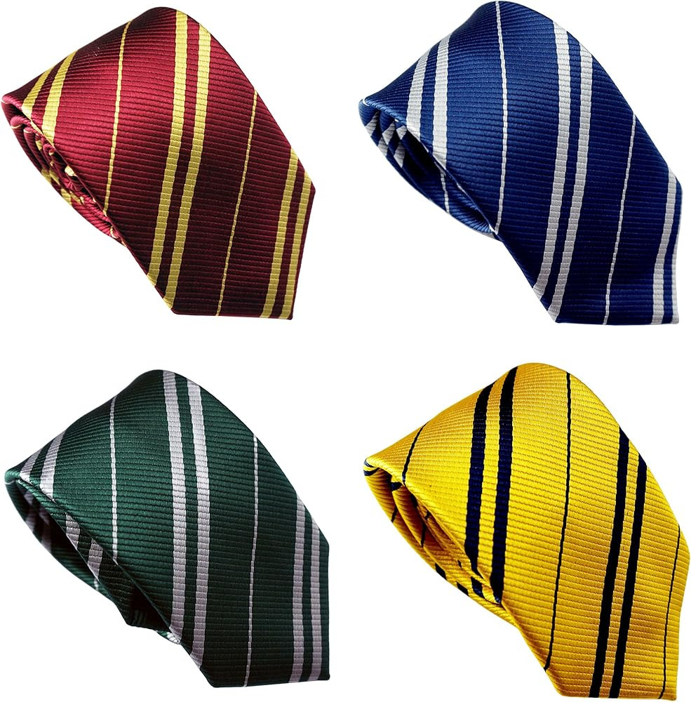 4 Pack Pinstriped Formal Necktie Tie Set | Amazon (US)