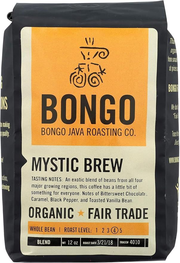 Bongo Java, Coffee Mad Russian Mystic Brew Organic, 12 Ounce | Amazon (US)