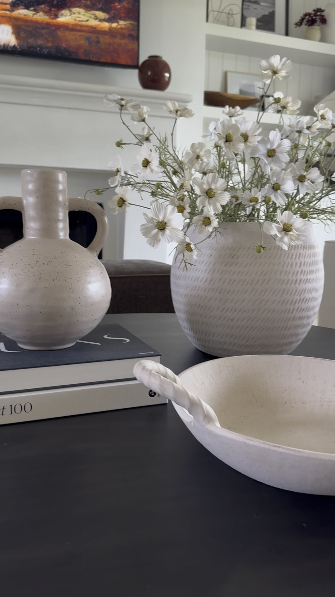 Two of my faves from Target. Love this modern handled vase and ceramic bowl for styling a coffee table, console, or shelf. 


#LTKHome #LTKVideo #LTKFindsUnder50